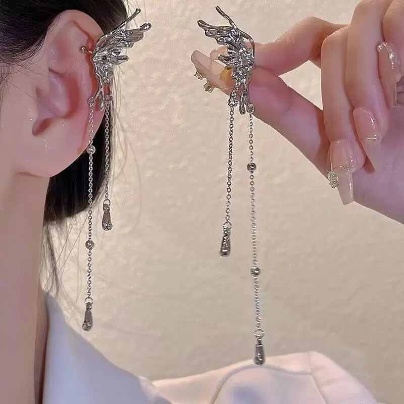 Crystal Tassel Earrings