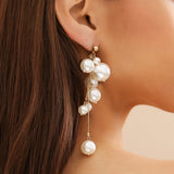 Fashion Imitation Pearl Drop Earrings