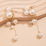 Fashion Imitation Pearl Drop Earrings