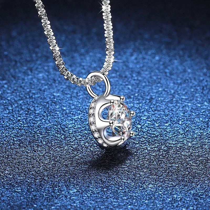 Moissanite Necklace Pendant