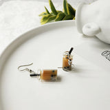 Orange Fruit Drop Hanging Earrings