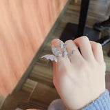 Shining Butterfly  Ring For Women 