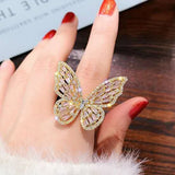 Shining Butterfly  Ring For Women