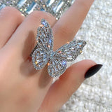 Shining Butterfly  Ring For Women