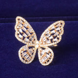 Shining Butterfly  Ring For Women