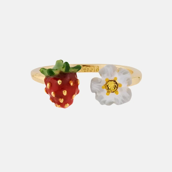 Sterling Silver Strawberry Ring